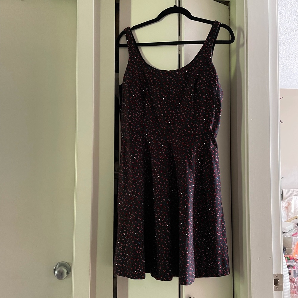 Gap fit & flare dress, size 8, black, like new
